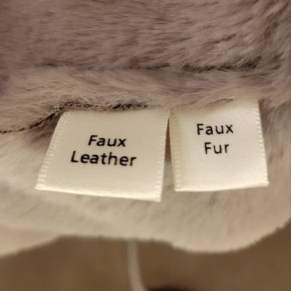 For the Republic Long Length Faux Suede Fur Lined Coat with Hood Gray Size Small - Picture 8 of 11